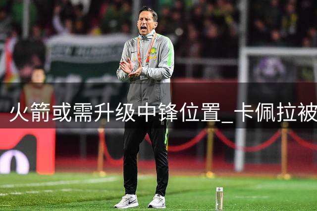 火箭或需升级中锋位置 卡佩拉被指功能单一